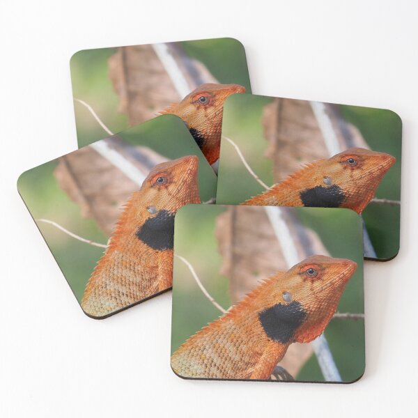 Item preview, cute orange chameleon designed and sold by HUNSA.