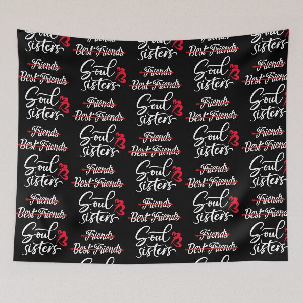 Item preview, Best Friends SoulSisters soulmate sisters besties designed and sold by urban-design.