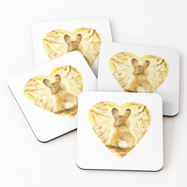 Item preview, rabbit-watercolor portrait animals designed and sold by Hartics.