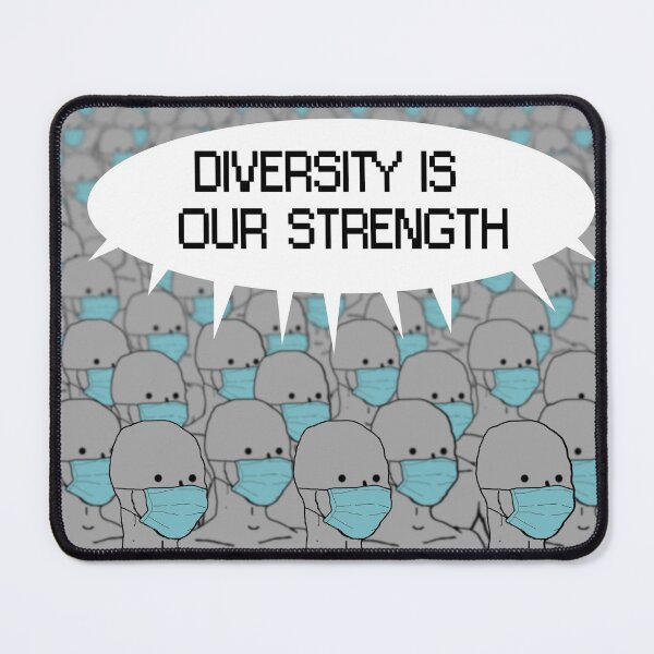 Item preview, NPC MASKED COLLECTIVE - DIVERSITY IS OUR STRENGTH designed and sold by sociographix.