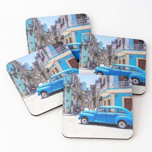 Item preview, Blue Car, Havana, Consulado, Cuba  designed and sold by Paul Thompson Photography.