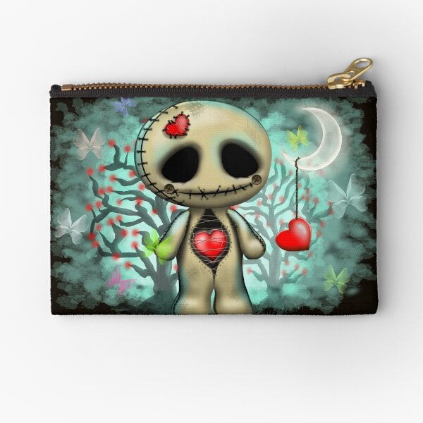Love Creepy Cute Voodoo Doll Zipper Pouch