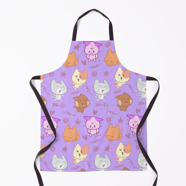 Item preview, Lindo patrón de gatos de anime kawaii designed and sold by Dev-Ang.