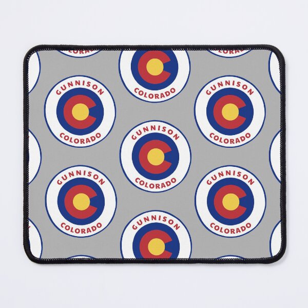 Item preview, Gunnison Colorado State Flag Badge Roundlet CO Pride designed and sold by palmettodigital.