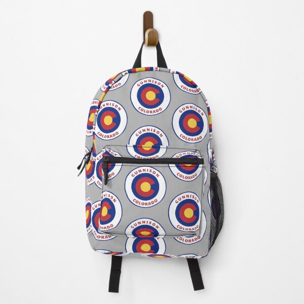 Item preview, Gunnison Colorado State Flag Badge Roundlet CO Pride designed and sold by palmettodigital.