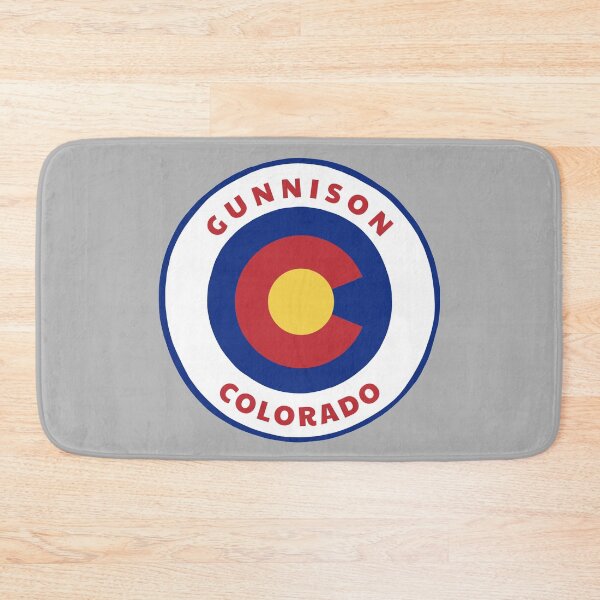 Item preview, Gunnison Colorado State Flag Badge Roundlet CO Pride designed and sold by palmettodigital.