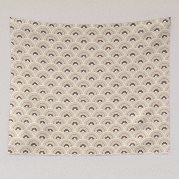 Item preview, Vinka, Retro Style Color Wave Pattern designed and sold by BesanoStyle.