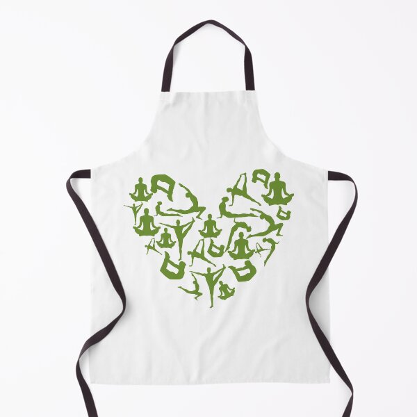 Item preview, Olive Drab Yoga Heart designed and sold by medbdj.