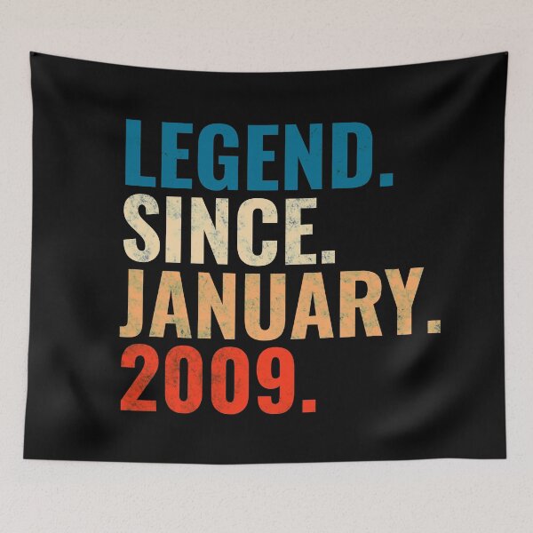 Item preview, Legend Since January 2009 Retro Vintage designed and sold by Teelogic.