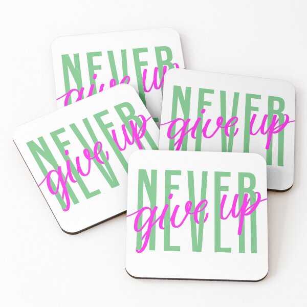 Item preview, never give up designed and sold by kingzyen.