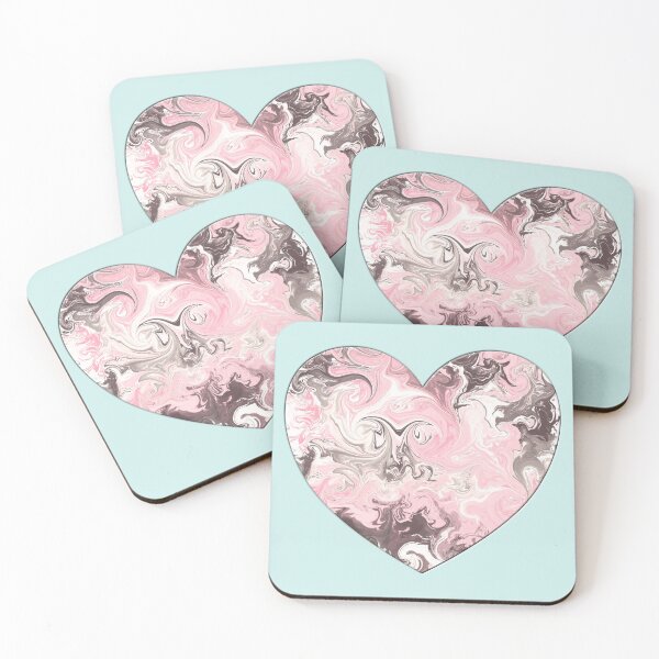 Item preview, Pink Marble Love Heart designed and sold by Trinket-Trickster.