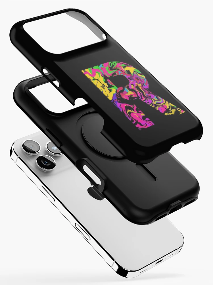 Thumbnail 2 of 4, iPhone Case, Letter R Sticker designed and sold by WoollyOrbit2000.