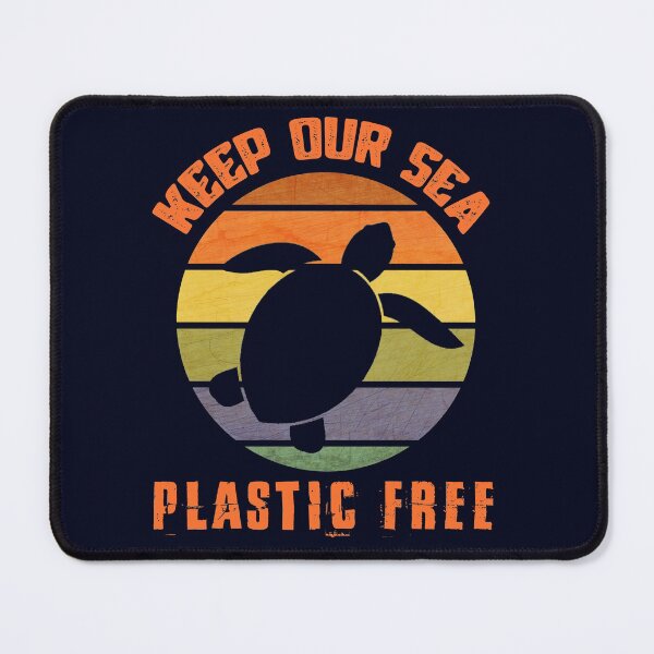Item preview, Keep Our Sea Plastic Free designed and sold by Linenist.