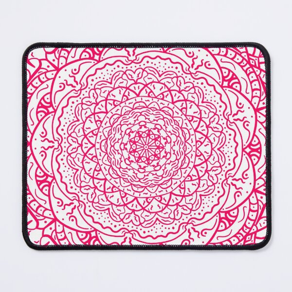 Item preview, Red Vibrant Mandala designed and sold by Carbonbubble.