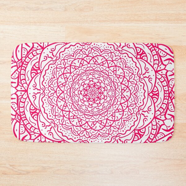 Item preview, Red Vibrant Mandala designed and sold by Carbonbubble.