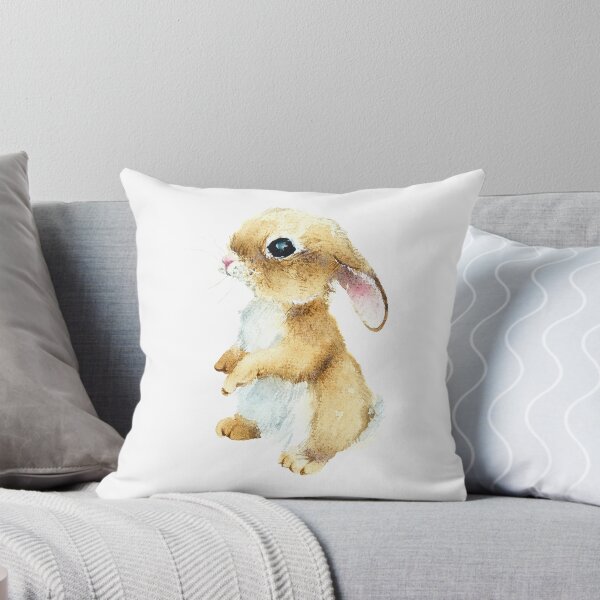 Item preview, rabbit-watercolor portrait animals designed and sold by Hartics.