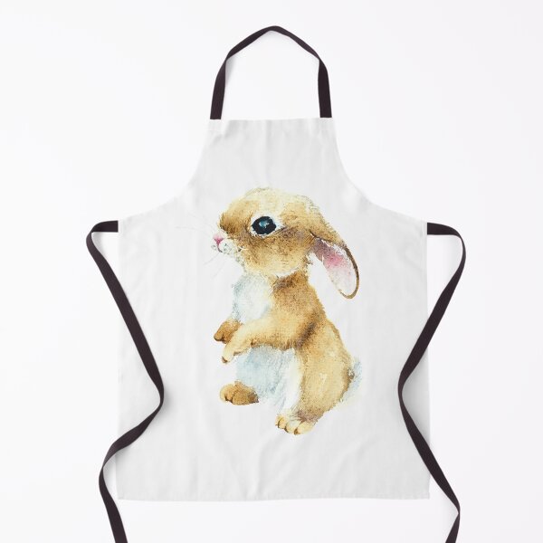 Item preview, rabbit-watercolor portrait animals designed and sold by Hartics.