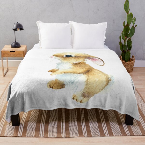 Item preview, rabbit-watercolor portrait animals designed and sold by Hartics.