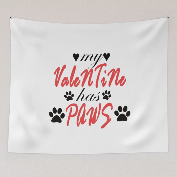 Item preview,  My Valentine Has Paws Shirt | Pet Lover Valentines Day Shirt, My Dog Is My Valentine, My Cat Is My Valentine, Dog Mom Shirt, Cat Mom Shirt  designed and sold by Anoirshop ⭐⭐⭐⭐⭐.