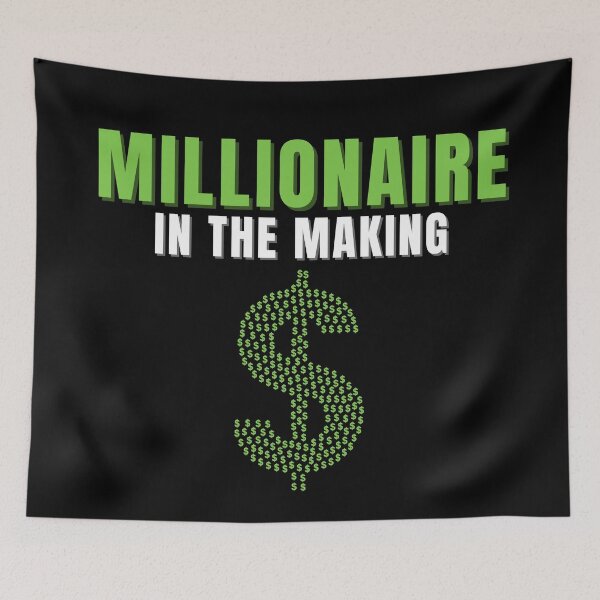 Item preview, Millionaire in the making dollar signs 2 designed and sold by KingsManKind.