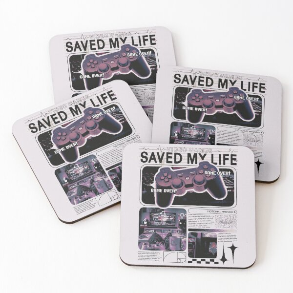 Item preview, Video Games Saved My Life! designed and sold by neukrk.