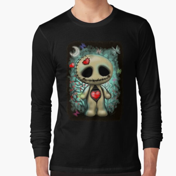 Love Creepy Cute Voodoo Doll Long Sleeve T-Shirt