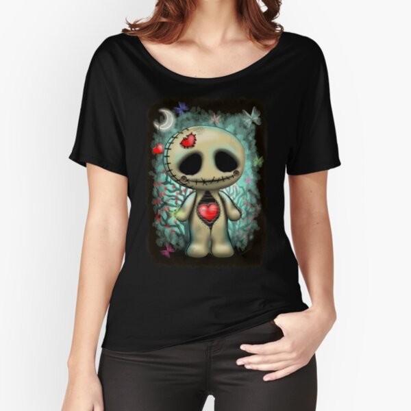 Love Creepy Cute Voodoo Doll Relaxed Fit T-Shirt