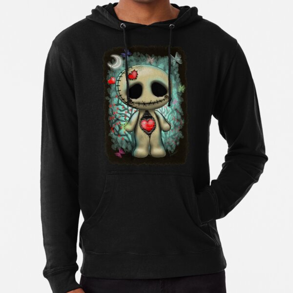 Love Creepy Cute Voodoo Doll Lightweight Hoodie
