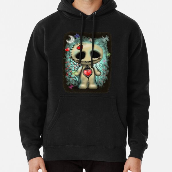 Love Creepy Cute Voodoo Doll Pullover Hoodie