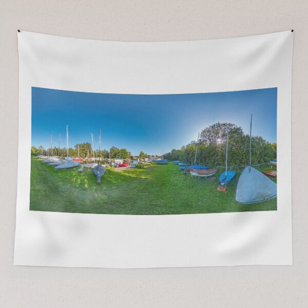 Item preview, 360 panorama of punts on the river bank, Norfolk Broads designed and sold by yackers1.