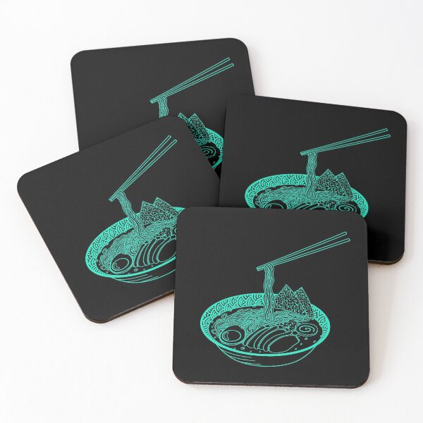 Item preview, Japanese ramen soup in turquoise designed and sold by naligmaDesign.