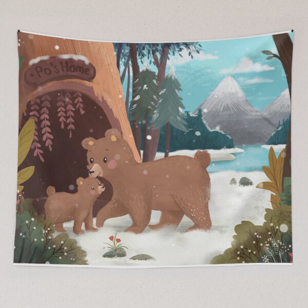 Item preview, Po's Home Art Board Prints Throw Blankets & Tapestries designed and sold by PhongHo94.