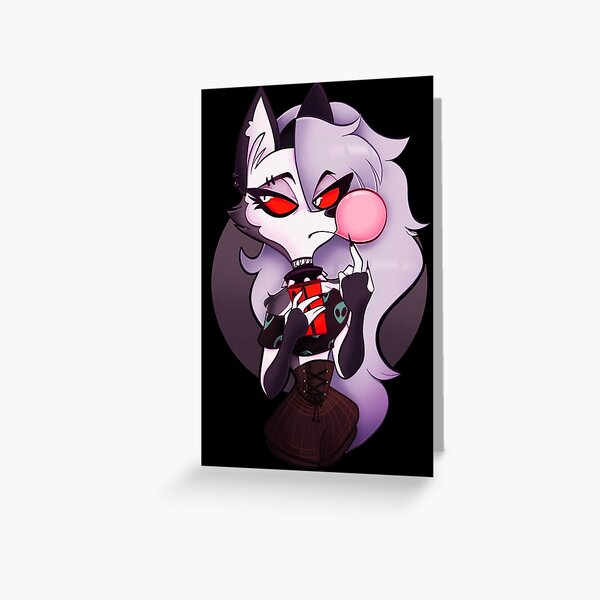 Loona Helluva Boss Greeting Card For Sale By Animstickers Redbubble