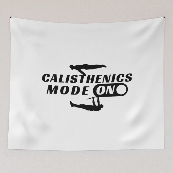 Item preview, Copy of Calisthenics Mode on - training white design designed and sold by Atleta-Cali.