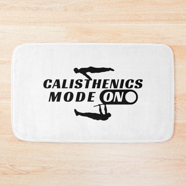 Item preview, Copy of Calisthenics Mode on - training white design designed and sold by Atleta-Cali.