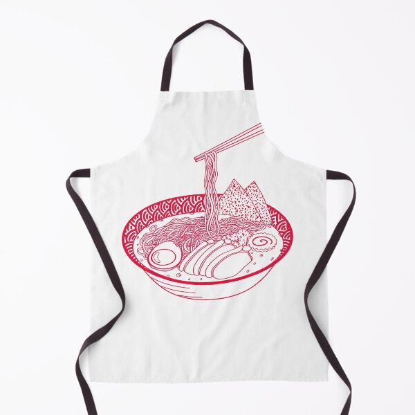 Item preview, Japanese ramen soup in red designed and sold by naligmaDesign.