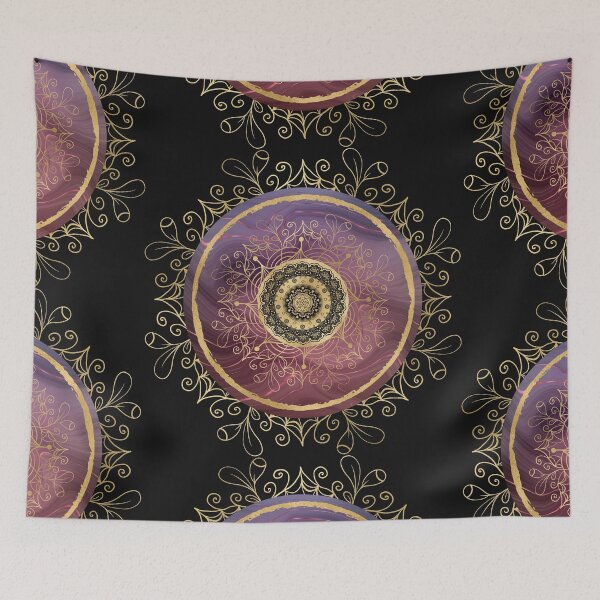 Item preview, Curly Q Mandala Art designed and sold by ThatMandalaShop.