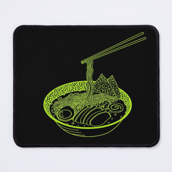 Item preview, Japanese ramen soup in green designed and sold by naligmaDesign.