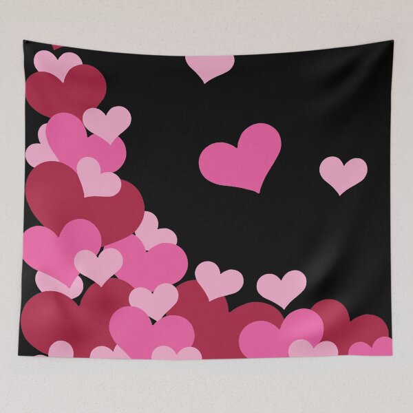 Item preview, Hearts | Love | Pink | Black designed and sold by Wintre2.