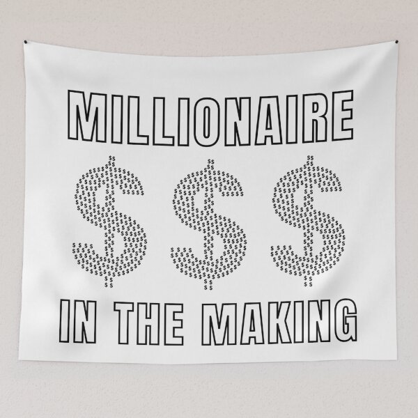 Item preview, Millionaire in the making dollar signs 4 designed and sold by KingsManKind.