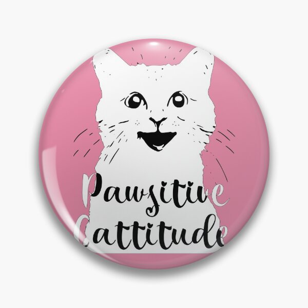 Item preview, Pawsitive Cattitude designed and sold by Owlies-Barn.