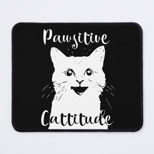 Item preview, Pawsitive Cattitude designed and sold by Owlies-Barn.
