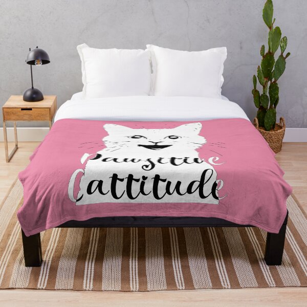 Item preview, Pawsitive Cattitude designed and sold by Owlies-Barn.