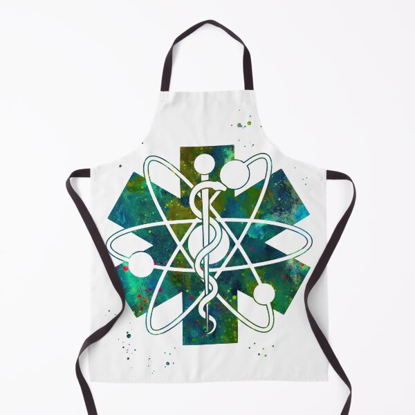 Item preview, Radiology Nuclear Medicine Symbol Star of Life and Atom  designed and sold by EvasDreams.