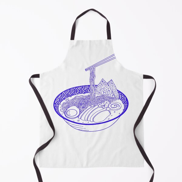 Item preview, Japanese ramen soup in blue designed and sold by naligmaDesign.
