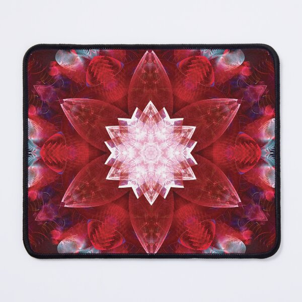 Item preview, Red lotus mandala designed and sold by effervescence.