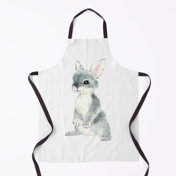 Item preview, rabbit-watercolor portrait animals designed and sold by Hartics.