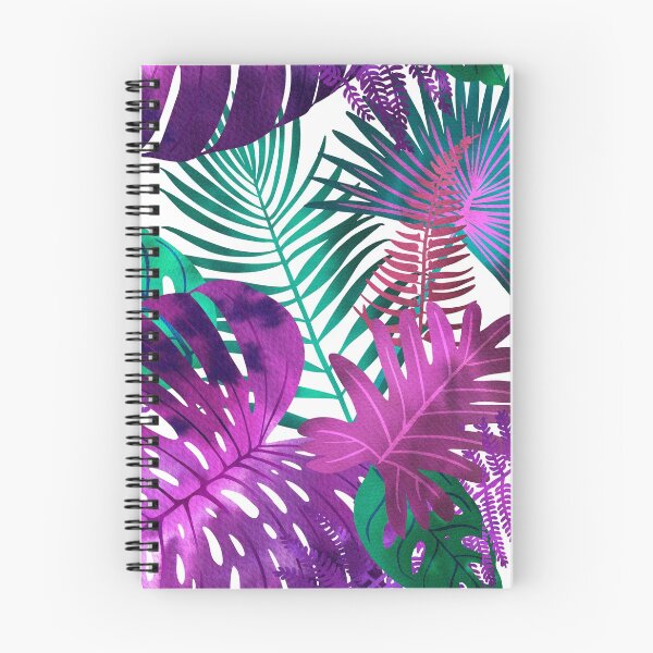 Item preview, Neon tropical leaves of palm designed and sold by IrinaVaneeva.