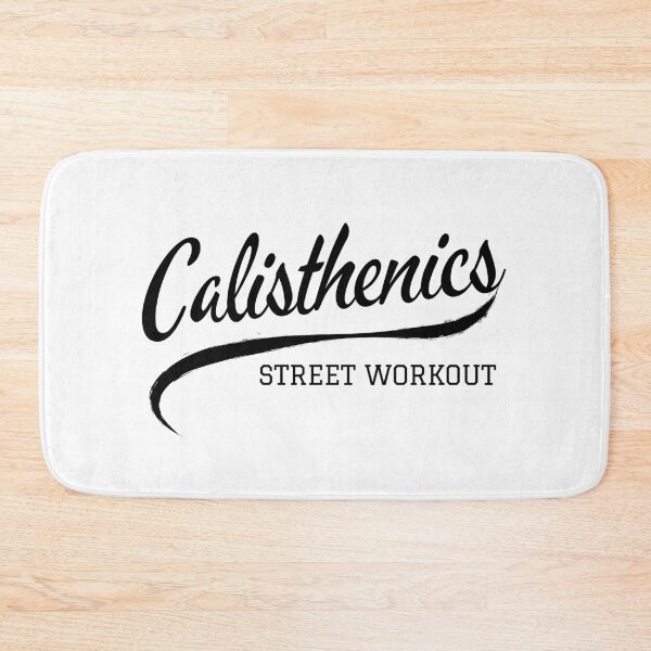 Item preview, Calisthenics street workout  -script lettering training design designed and sold by Atleta-Cali.
