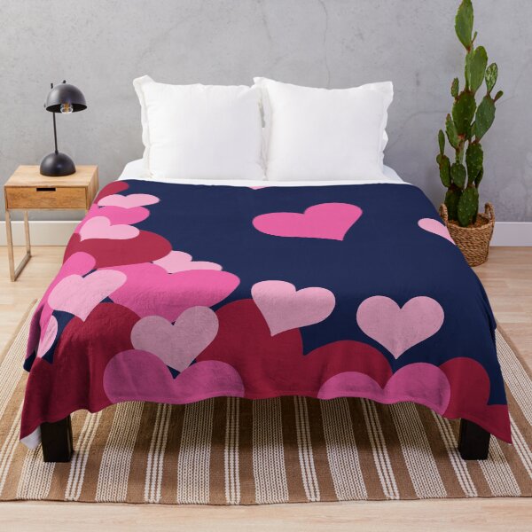 Item preview, Hearts | Love | Pink | Dark Blue designed and sold by Wintre2.